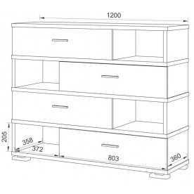 Комод СБ-40/4
