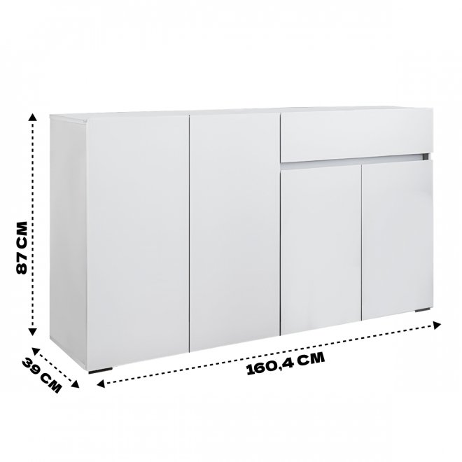 Комод Сура 1604.3 белый