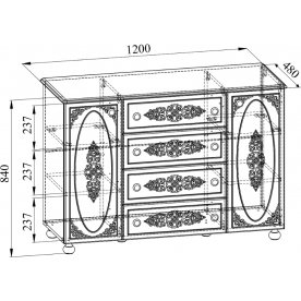 Комод Ассоль АС-19