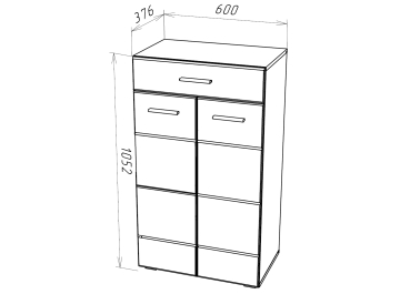 Комод Shine К-6