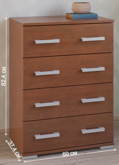 Комод Вента-93 вишня