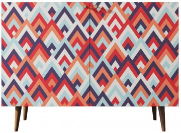 Комод Воаб орех / принт 2