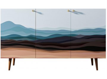 Комод Воаб орех / принт 11