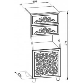 Комод Соня Премиум СО-18К