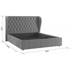 Двуспальная кровать 1.6 Жасмин