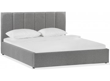 Двуспальная кровать Афродита-3 бежевый велюр bingo beige