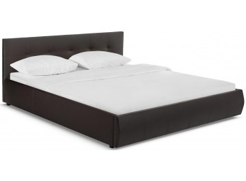 Полутораспальная кровать Афродита молочный велюр bingo bone