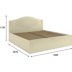 Двуспальная кровать Ассоль плюс АС-61