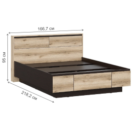 Двуспальная кровать Берген