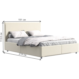 Двуспальная кровать Comfy