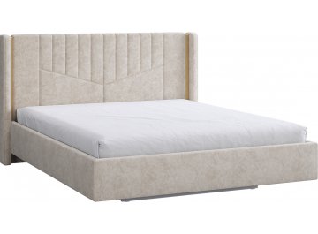 Двуспальная кровать Диор 160x200 см кашемир суфле