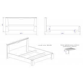 Двуспальная кровать Гарда Prime