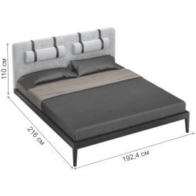 Двуспальная кровать Marbella MDI.BD.MRB.2