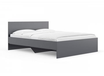 Двуспальная кровать Mariana графит лдсп