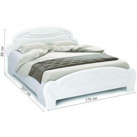 Двуспальная кровать Медина КР 042