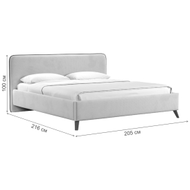 Двуспальная кровать Миа С