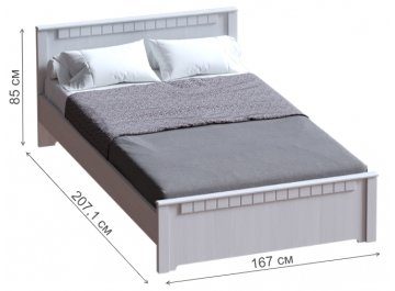 Двуспальная кровать Прованс