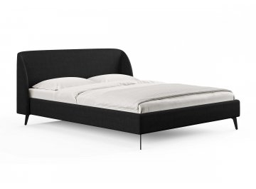 Двуспальная кровать Rosa графитовый кашемир