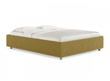 Двуспальная кровать Scandinavia горчичный кашемир