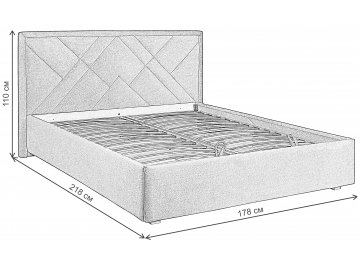 Двуспальная кровать Сидней