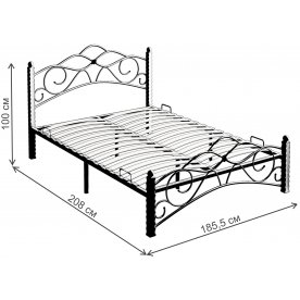 Двуспальная кровать Стиц-3