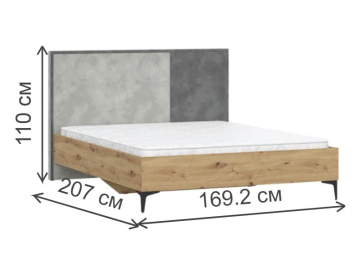 Двуспальная кровать Свифт