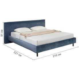 Двуспальная кровать Telas Norge Quilt MDI.BD.TEL.1051