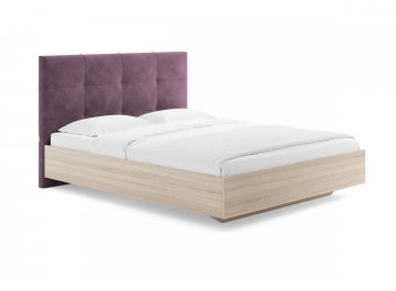 Двуспальная кровать Victoria лаванда микровелюр