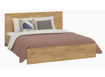 Двуспальная кровать Виктория ВИ-24 дуб крафт золотой