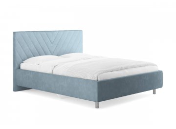 Двуспальная кровать Vivien голубой эвита