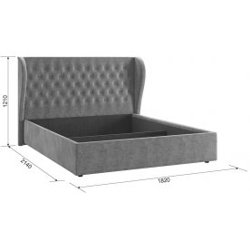 Двуспальная кровать Жасмин