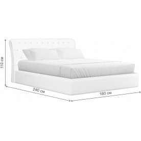 Двуспальная кровать Сицилия 160x200 с ПМ