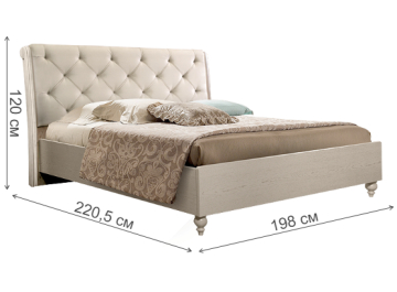 Двуспальная кровать Венеция