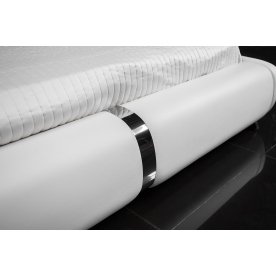 Кровать Verina 160х200 черно-белая