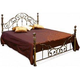 Кровать WF 9603  180x200 античная медь