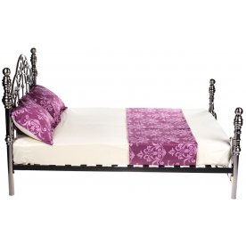 Кровать WF 9603 180 см x 200 см античный никель