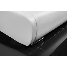 Кровать Zarina 160х200 серо-белая