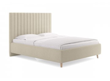 Односпальная кровать Amanda бежевый лаунж