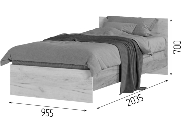 Односпальная кровать Бренди КР 555