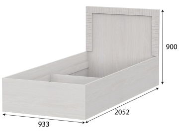 Односпальная кровать Дельта