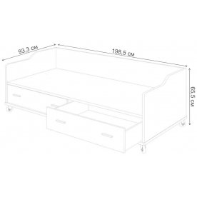 Односпальная кровать КР-5