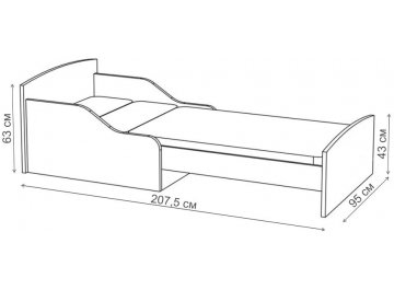Односпальная кровать КТД КК