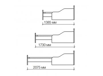 Односпальная кровать КТД НБЕ