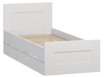 Детская кровать Сириус 80х200 белый