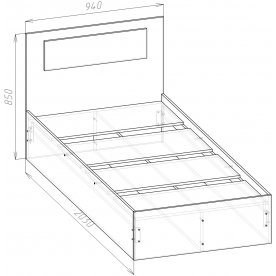 Односпальная кровать Соня