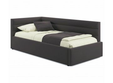 Односпальная кровать Aura шоколад