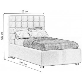 Односпальная кровать Vita