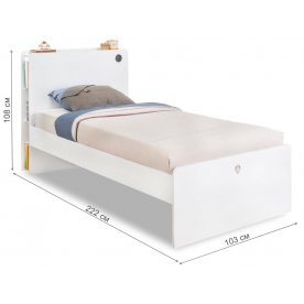 Односпальная кровать White