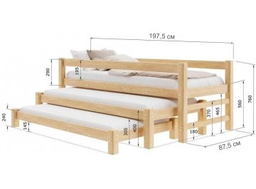 Подростковая кровать Лего
