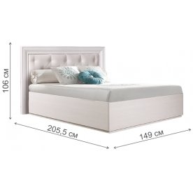 Полутораспальная кровать Амели